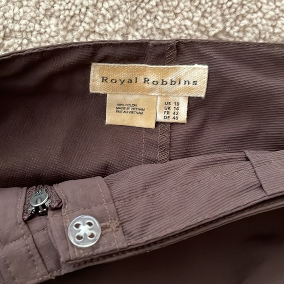 Royal Robbin’s dark brown skort size 10 - Picture 3 of 6